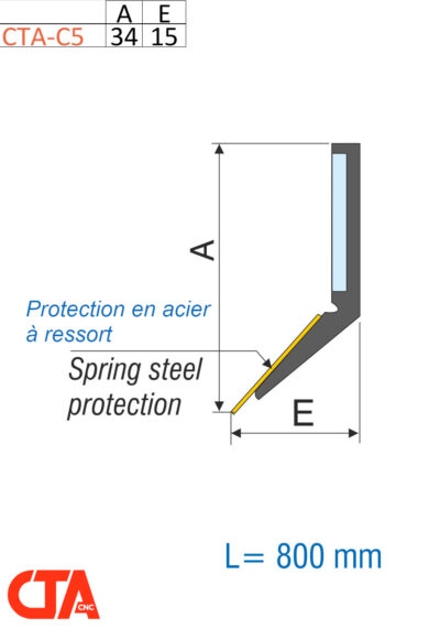 Way Wiper pour CNC Mazak – Modèle C5