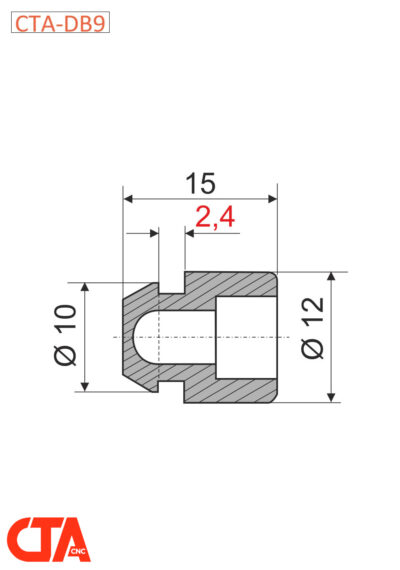 Bumper pour CNC Mazak – Modèle DB9