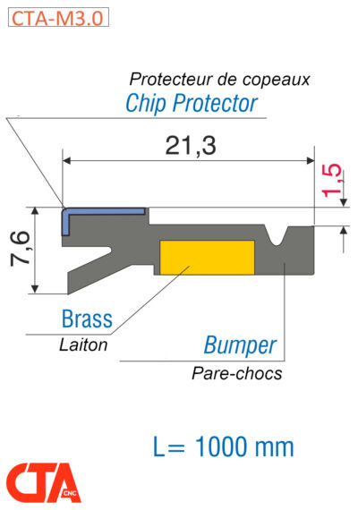 Way Wiper pour CNC Mazak – Modèle M3.0